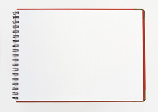 空白螺旋装订笔记本