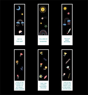 潮玩 透卡 镂空书签