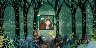 梦幻森林中的神秘画面