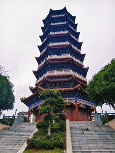 中式宝塔景观