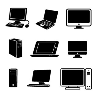 电脑图标平板图标显示屏图标