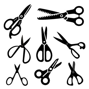 剪刀图标矢量剪刀图标医用剪刀