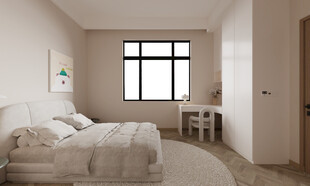 简约温馨卧室室内儿童房场景