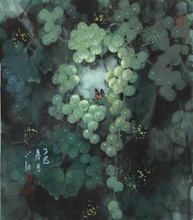 荷塘月色下的静谧小船