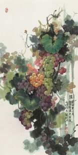 水墨葡萄图