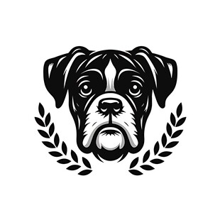拳击犬徽章