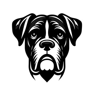 拳击犬头像