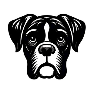 拳击犬头像