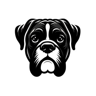 拳击犬头像