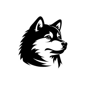 哈士奇头像标志