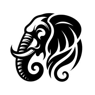 大象图腾图案设计