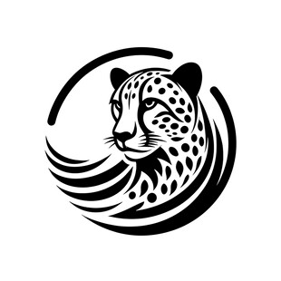 猎豹标志图案设计