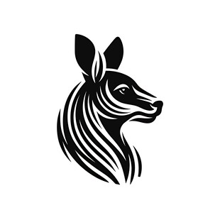 简约马头标志设计