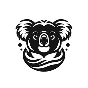 可爱考拉卡通形象设计