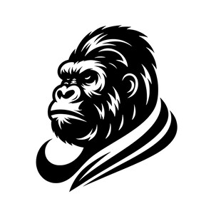 大猩猩标志设计