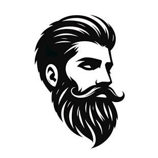 时尚男士胡须发型头像