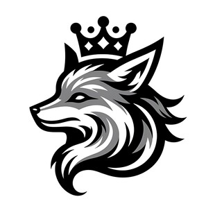 戴皇冠的狐狸头像