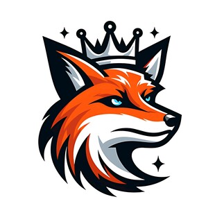 戴皇冠的狐狸运动标志
