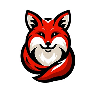 红狐卡通形象标志