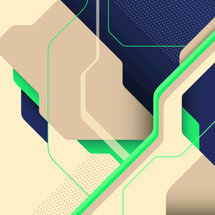 几何抽象风格线条背景图