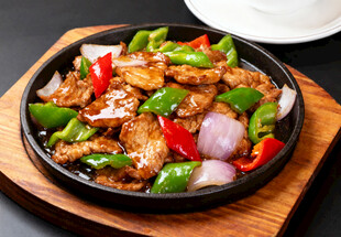 青椒炒肉片