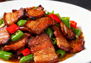 青椒炒五花肉