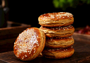芝麻五香酥饼