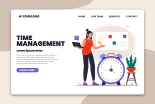 时间管理网页设计展示