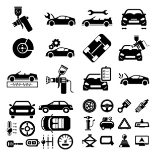 汽车相关图标集合