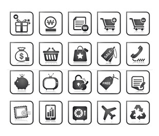 简约商务图标集合