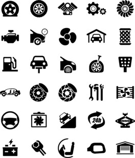 汽车相关图标集合