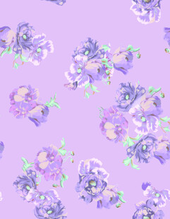 紫色花卉图案背景纹理