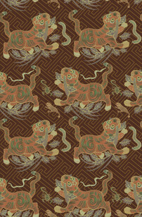 复古中式花纹数码图案