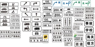 2022国家交通标志辅助说明方