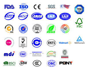 各类认证标志集合