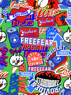 卡通字母欧美矢量