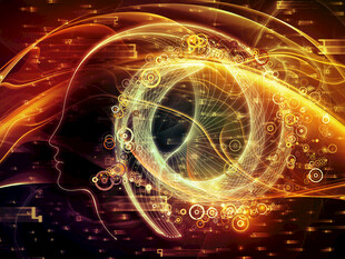 科技感神秘眼部奇幻图像