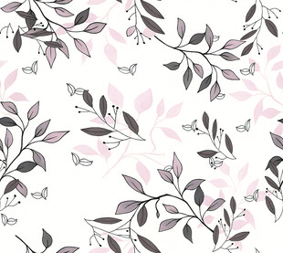 花卉枝叶简约图案背景