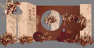 中式婚礼场景布置