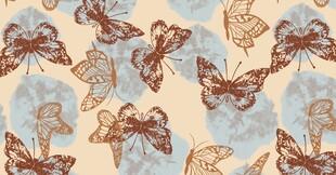 蝴蝶图案背景纹理设计