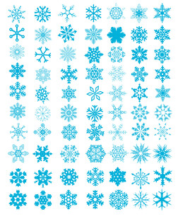 雪花图案素材集合