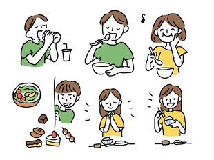 日常饮食与健康生活场景