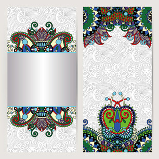 复古花纹装饰图案设计