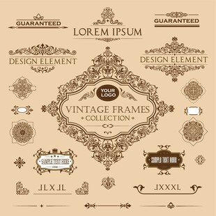 复古装饰元素集合