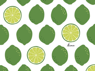 青柠图案背景图