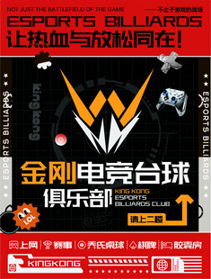 金刚电竞台球俱乐部海报