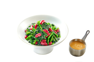 红腰豆麻酱菠菜