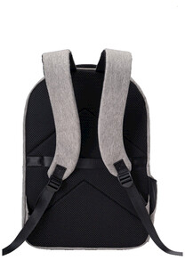 黑色背包背面展示