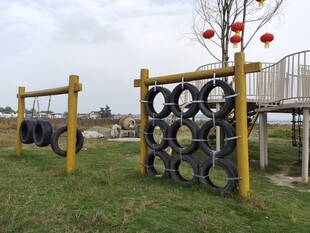 户外轮胎攀爬游乐设施