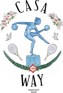 卡萨威运动主题标志设计 白墨 